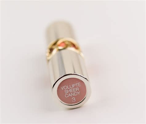 YSL Juicy Grapefruit (03) Volupte Sheer Candy Lipstick